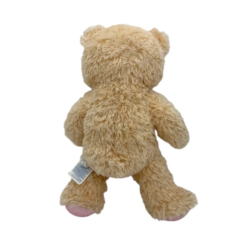 Build-A-Bear Disney Beauty‎ and the Beast Teddy Bear Plush Gold Sparkle 17